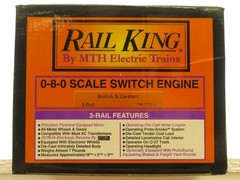 MTH RK-1111L Norfolk & Western 0-8-0 Scale Switcher w/whistle NIB