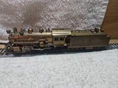 UNITED SCALE MODELS BRASS HO SANTA FE 2-8-0 NOT RUNNING