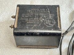 Vintage O Gauge Transformer Model 849 Unique Art MFG Company 1949-1951