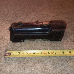 Vintage 40’s Pressed Steel Wind – Up Black Commodore Vanderbilt Engine