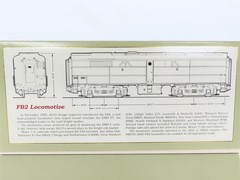 HO Scale Proto 2000 8393 Undecorated FB2 Diesel Locomotive UNPOWERED