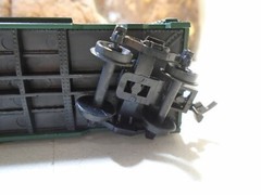 HO SCALE MAINE CENTRAL SLIDING DOOR BOXCAR MEC 25143, EXCELLENT 5-153-1-5
