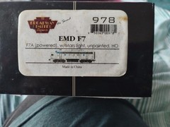 Broadway Limited Imports EMD F7A HO DC Diesel Locomotive Mars Light Unpainted