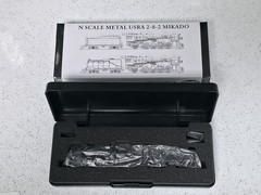 Model Power 87570 Undecorated USRA 2-8-2 Mikado N Scale Steam Locomotive NOS