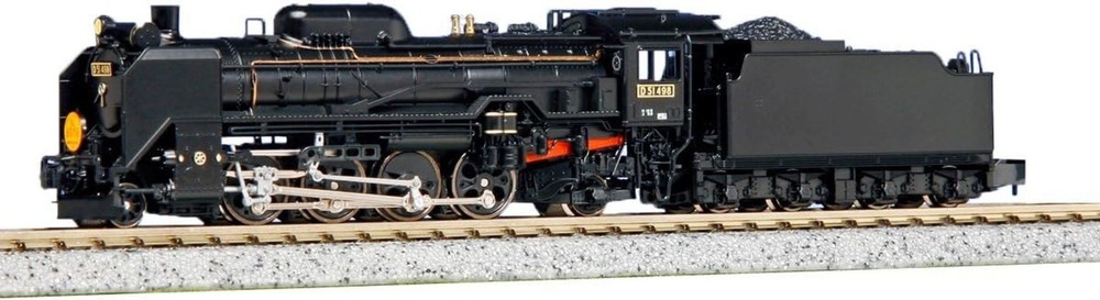 KATO N Gauge D51 498 2016-1 Model Train Steam Locomotive