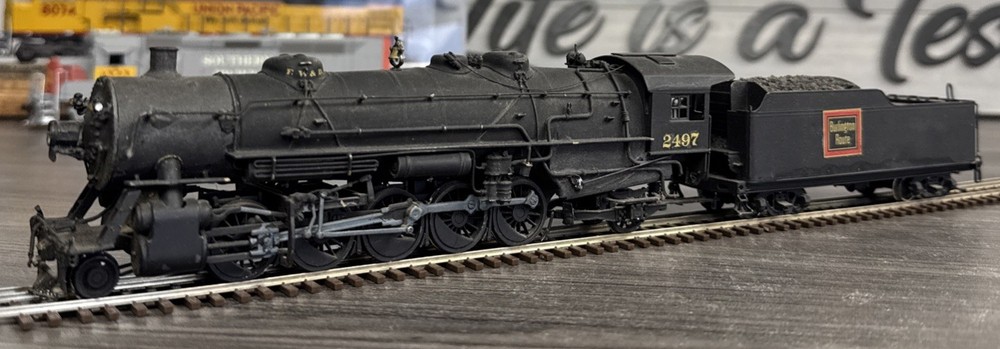Sunset Models HO Brass Santa Fe / TTT USRA 2-10-2 Heavy FW&D (CB&Q) #2497 – DNR!