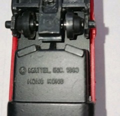 Vintage Mattel HO Santa Fe Dummy Diesel 5941 Action Conductor Locomotive