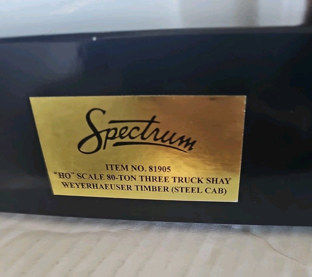 Bachmann Spectrum 81906 HO 80-Ton 3-Truck Shay Weyerhaeuser Timber