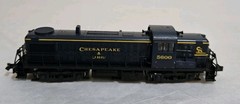 Atlas 4210 N Scale Chesapeake & Ohio RS-3 Diesel Locomotive #5600