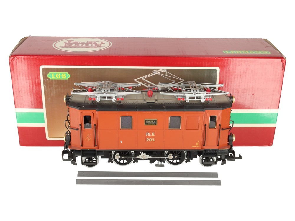 LGB 2045 G Scale RhB Electric Locomotive #205/Box