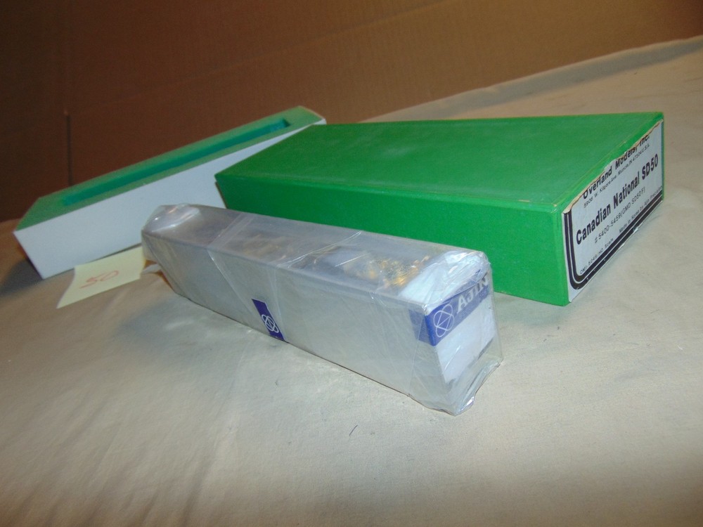 OVERLAND MODELS HO BRASS 5049 UNDECORATED SD50 BRAND NEW IN PLASTIC WRAP #50