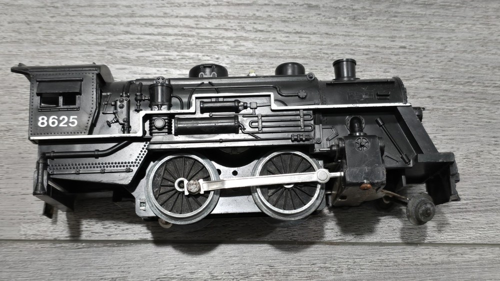 Vintage Lionel 8625 Steam Train Locomotive Engine O Gauge Black 2-4-0 Tested