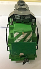 CON-COR EMD GP-38 0015-002002 Burlington Northern BN2075 USA org box Good 8.5/10