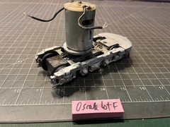 MTH Rail King Train Diesel Locomotive 6 WHEEL MOTOR TRUCK ASSEMBLY PART LOT F