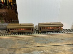 LIONEL Prewar Standard Gauge #8 TAN Locomotive with #337 & #338 Passenger Runs