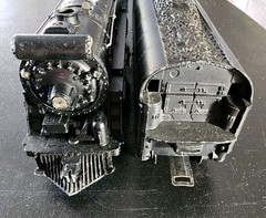 Lionel 2065 Vintage O Gauge 4-6-4 Small Hudson Steam Locomotive & 2046W XS131