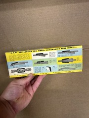 HO trains; track AHM #5241-16 Box Car NIB