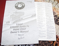 Lionel #24571 #24572 PWC 2383 Santa Fe F3 A-A Diesel Engine Set w/TMCC/RS MINT