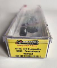ROUNDHOUSE N SCALE 2-8-0 LOCOMOTIVE , 8004 PENNSYLVANIA RAILROAD works FREE SHIP