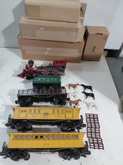 Lionel Train O Gauge Model Railroad Post War The General Passenger Set w/Whistle