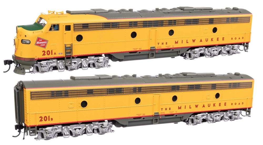 Walthers Proto HO Scale ~ EMD E9A & B San Francisco ~ Milwaukee Road ~ 920-49950