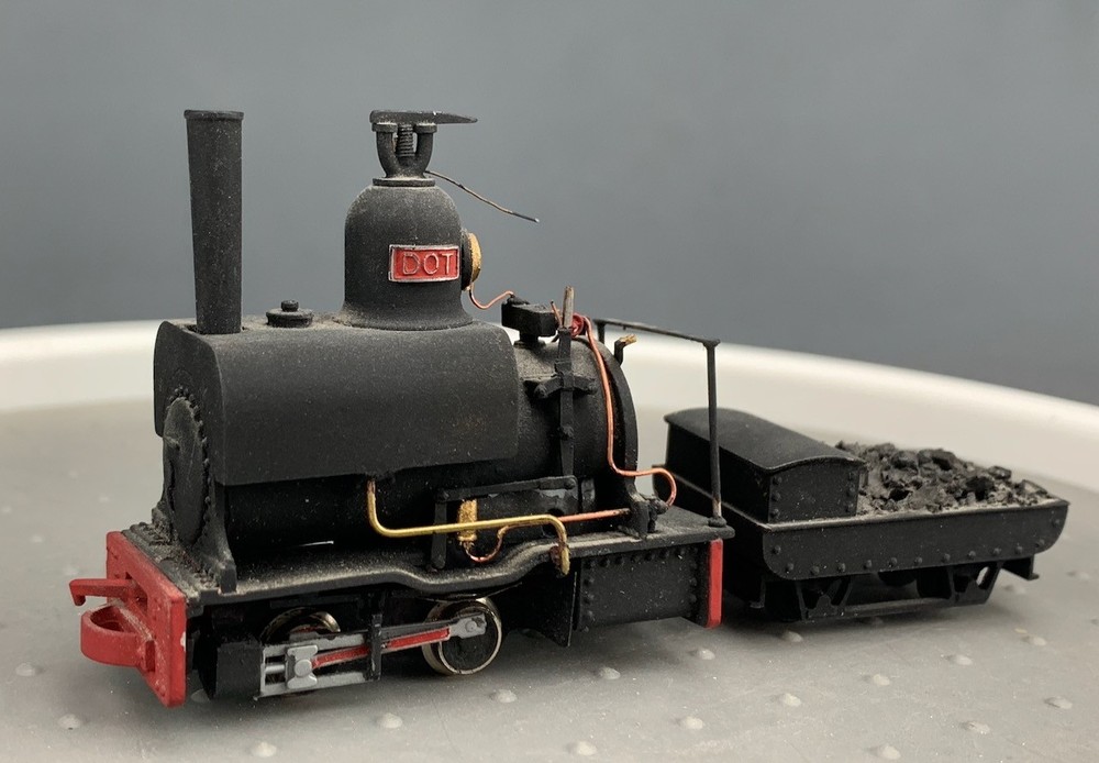 On2 1:43 Scale 0-4-0 “DOT” Beyer, Peacock Steam Locomotive W/Tender O3519