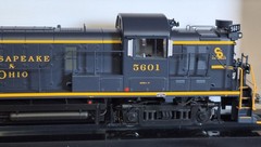 Bowser Executive Line #25196 HO Alco RS-3 ph 3 Chesapeake &Ohio #5601 w/LokSound