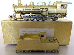 *PSC PRECISION SCALE **CROWN-SERIES BRASS D&RGW K-36 2-8-2 HOn3 *BACKHEAD *RARE!