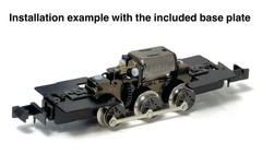 HOn30/HOe/009/N Aru-Model NZC20S 0-6-0 Power Drive Chassis Wheel 10.6mm/6mm H0e