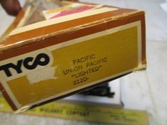 Vintage Tyco HO Scale Locomotive w/ Headlight Union Pacific 4073 “Lighted” 212D