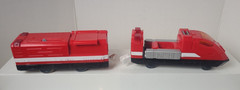 TOMY PLARAIL Big Hyper City Train Motorized FIRE CAR and PILOT CAR Parts