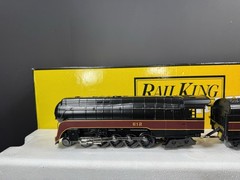MTH RailKing 30-4184-1E Norfolk & Western J-class steam engine #612 PS2 BCR LNIB