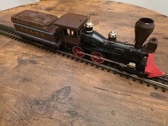 MTH RailKing 30-1135-1 Texas W. & A.R.R. 4-4-0 Steam Engine W/PS