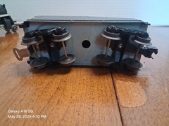 O Gauge 2-6-2 Steam Locomotive Black 237 with Tender Diecast Plastic Model