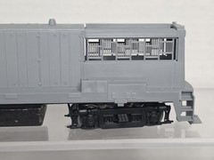 Stewart HO Scale 7000 Undecorated GE U25B Diesel Loco NOS Needs Motor Mounts (A)