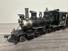 PBL Sn3 Class C-16 2-8-0 Steam Loco – D&RGW #278 1930’s Foreground w/DCC & Sound