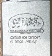 Atlas Santa Fe Model #48804 Dash 8-40BW #651 with Digitrax Decoder Installed DCC