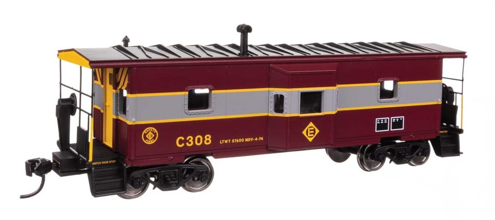 8675 Walthers HO International Bay Window Caboose Erie Lackanwanna #C308