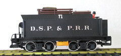 LGB 2028D D.S.P. & P.R.R. 2-6-0 Mogul Steam Locomotive & Tender #71