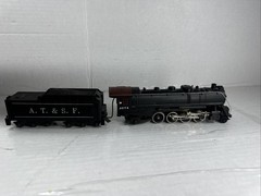 Mantua Ho Scale Metal Mikado 2-8-2 Santa Fe Steam Locomotive Engine