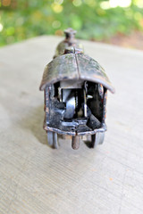 American Flyer Prewar O Gauge Cast Iron AF 14 Windup Locomotive b2