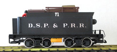 LGB 2028D D.S.P. & P.R.R. 2-6-0 Mogul Steam Locomotive & Tender #71