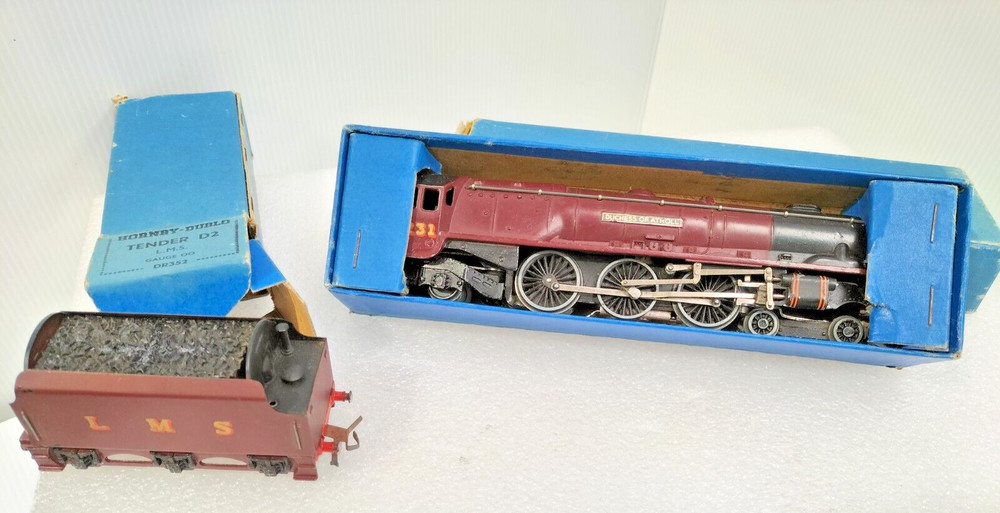 Vintage Hornby Dublo Meccano England Locomotive & Tender Original Boxed OO – AF