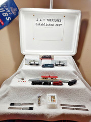 N Scale High Speed Southern Pacific # 9725 Diesel & Tank Car In Original Boxes