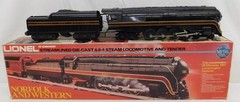 Lionel 6-8100 Norfolk & Western J-Class 4-8-4 Steam Engine N&W Streamlined 611