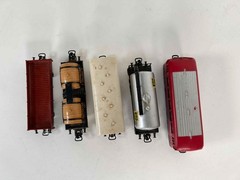 Vintage Lot of 11 MARKLIN West Germany Locomotive Coach Wagon Train Cars + Boxes