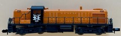 Custom Painted N Atlas JAPAN Alco RS-3 Diesel Loco New Haven #529 Orange/ Black
