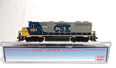N Scale Atlas Master Line 47649 CSX GP38-2 Cab 2563 DCC Ready Brand New