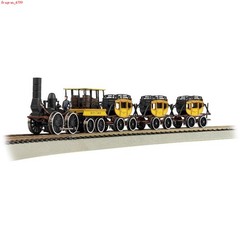 HO 1/87 Scale Train Model Set DeWitt Clinton Steam Locomotive Collection Gift