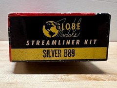 Vintage Globe Models HO Scale EMD F7 Diesel Streamliner Kit Silver B89 Boxed